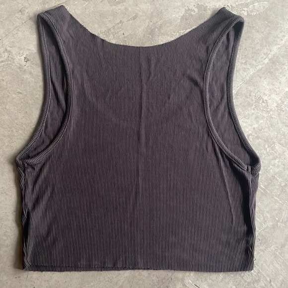 Joah Brown Raw Edge Crop - Picture 4 of 6